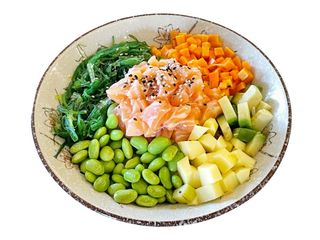 163 Salmon poke