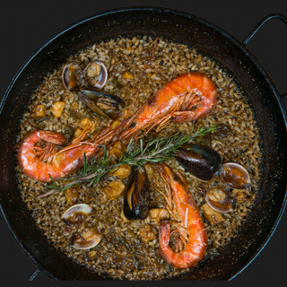 Paella de marisco