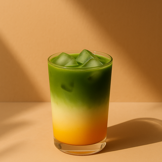 Iced Mango Matcha Latte  12 oz