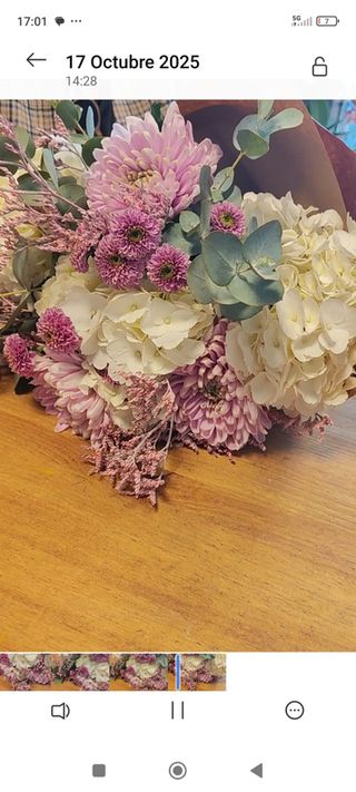 Ramo Hortensias Blancas