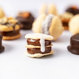 Alfajorcito Santafesino (mini rogelito) x 3 unidades