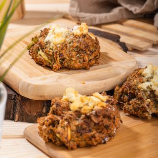 Печено зеленчуково кюфтенце от пълнозърнесто брашно