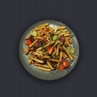 Фри с мясом