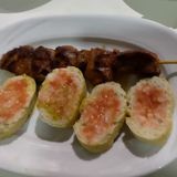 Ración de pincho moruno