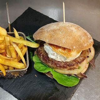 HAMBURGUESA BLACK ANGUS CABRA