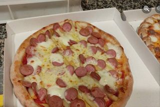 Wurstel e patatine fritte speciale maxi