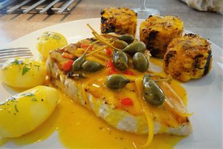 Espadon à la sauce rigamentés