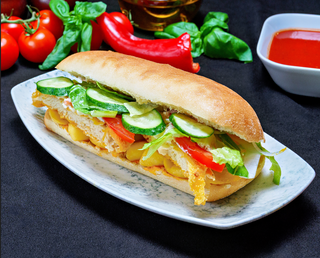 Panini cu snitel de pui