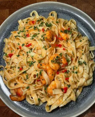 Tagliatelles Crevettes