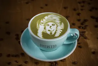 Bio matcha latte