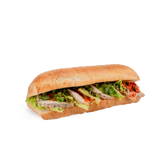 Ciabatta ze schabem i kimchi