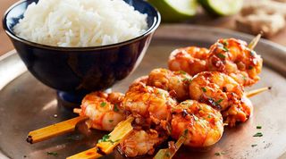 Krewetki w sosie pikantnym