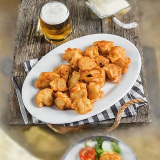 Пельмени жареные