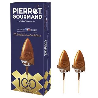 Piruletas Pierrot Gourmand Caramelo (10 ud.)