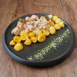 Piletina sa kozicama i pečurkama