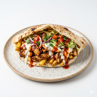 Kebab Con Patatas Dentro