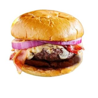 Hamburguesa Completa De Pollo  Con Bacon Y Ternera