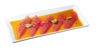 205. Carpaccio tonno 5 pezzi