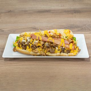 Mini pepito mixto + patatas + bebida