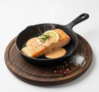 Filetto di salmone al forno in salsa Mornay