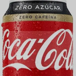 Coca-Cola Zero Zero lata 330mL.