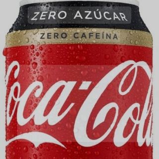 Coca-Cola Zero Zero lata 330mL.