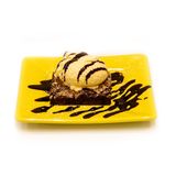 Brownie Con Vainilla