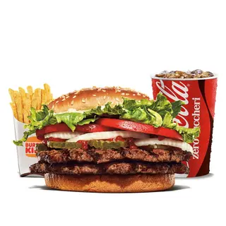 Double whopper® - menù