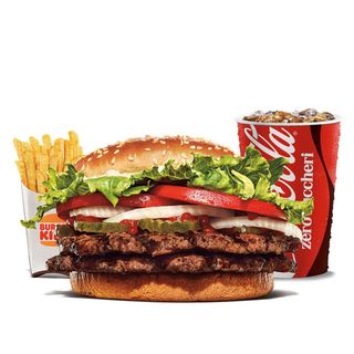 Double whopper® - menù