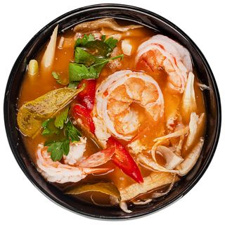 Том-Ям Кунг з креветками менш гострий