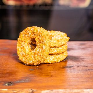 Donut de pollo y queso