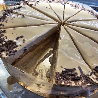 Cheese cake cappucino