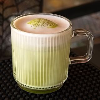 Banan i Kakao Matcha Latte