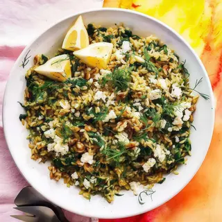 Arroz De Espinacas