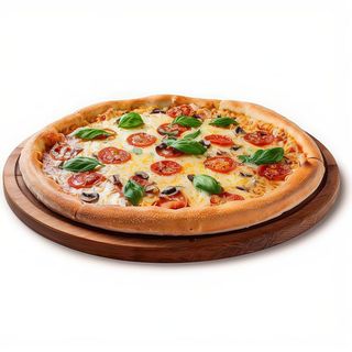 Pizza Con Tomate Bolognese   (33 Cm.)
