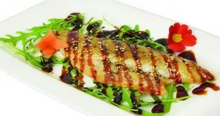 167. Branzino teppaniaki