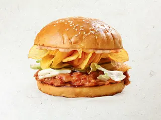 Burger cu porc rupt