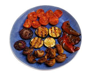 Овочі печені на вогні