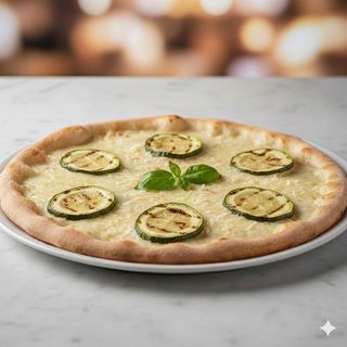 Zucchine e mozzarella tonda