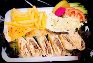 Sandwich Chawarma Arabi Mixte et Fromage