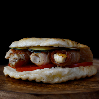 Pileći ražnjić u slanini