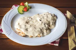 Pui gorgonzola