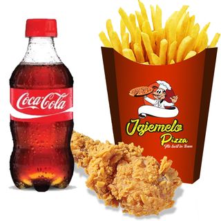 1 Piece of Chicken, Fries, 350ml Soda
