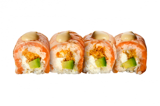 Салмон темпура рол (130г)