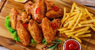 Menù alette di pollo