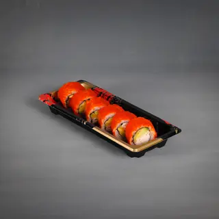 Ролл "Калифорния с крабом и манго"