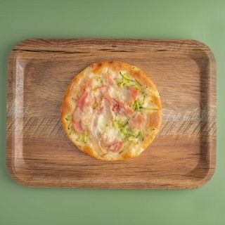 Pizzetta con prosciutto cotto e zucchine