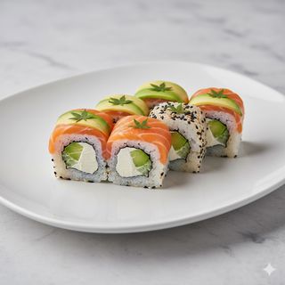 Uramaki Sake Cheese Bamboo