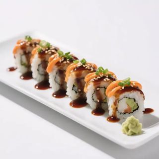 Uramaki de jamón (8 pzs.)