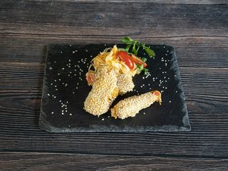 Paluszki krabowe w sezamie 3szt